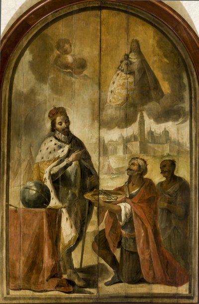 Übergabe der Schlüssel von Sevilla an San Fernando von Juan de Espinal